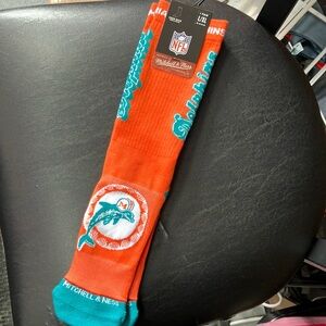 Miami dolphins team socks
